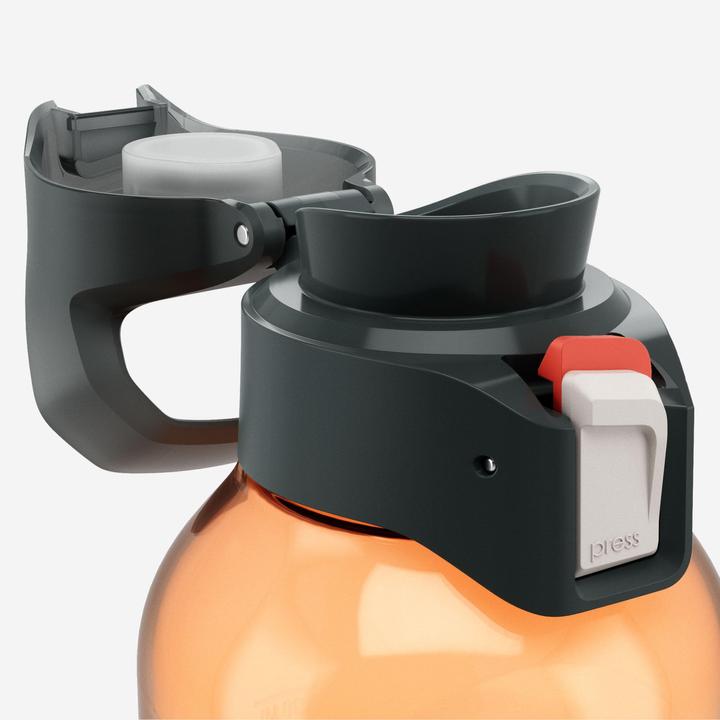 Actual product image Quechua Trinkflasche Ecozen® Schnellverschluss Wandern - 500 0,8 l orange (0.80 l)