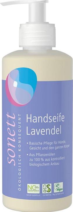 Sonett Handseife, Lavendel, Nachfüllpackung, 1l (Flüssigseife, Handseife Nachfüllpackung, 1000 ml)