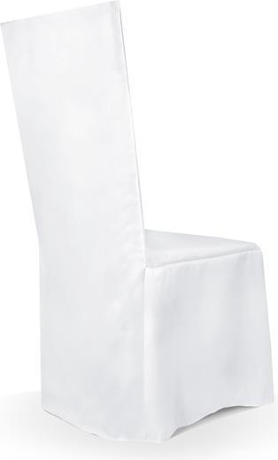 Produktbild Partydeco Matt fabric chair cover, white (1 pkt / 1 pc.) (1 Stück)