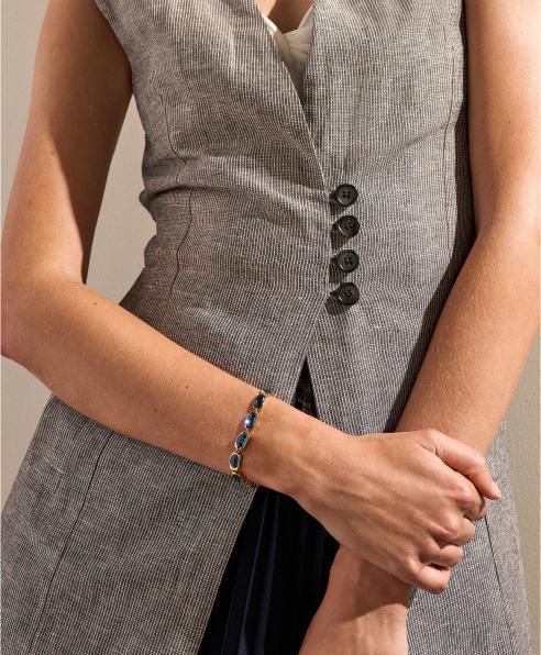 Immagine prodotto Skagen Sofie Sea Glass Armband (16.50 cm, Acciaio inossidabile, Dorato)