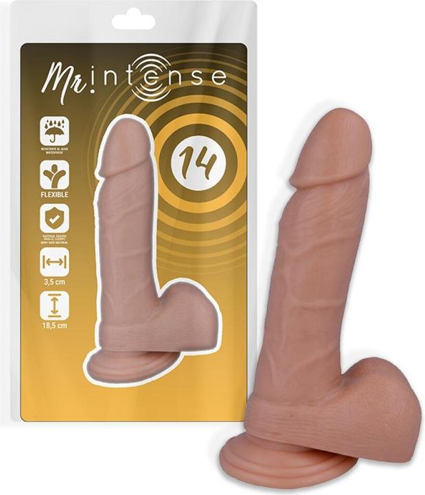 Actual product image Mr. Intense MR INTENSE 14 REALISTIC PENIS 18.5 -O- 3.8CM