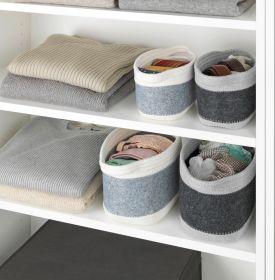 Actual product image Wenko Felt Basket Bea Light Grey (13 cm)