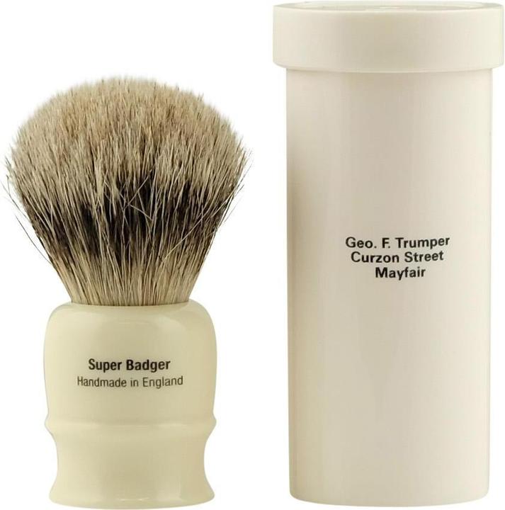 Actual product image Geo F. Trumper Geo. F. Trumper travelling shaving brush silver tip (Shaving brush)
