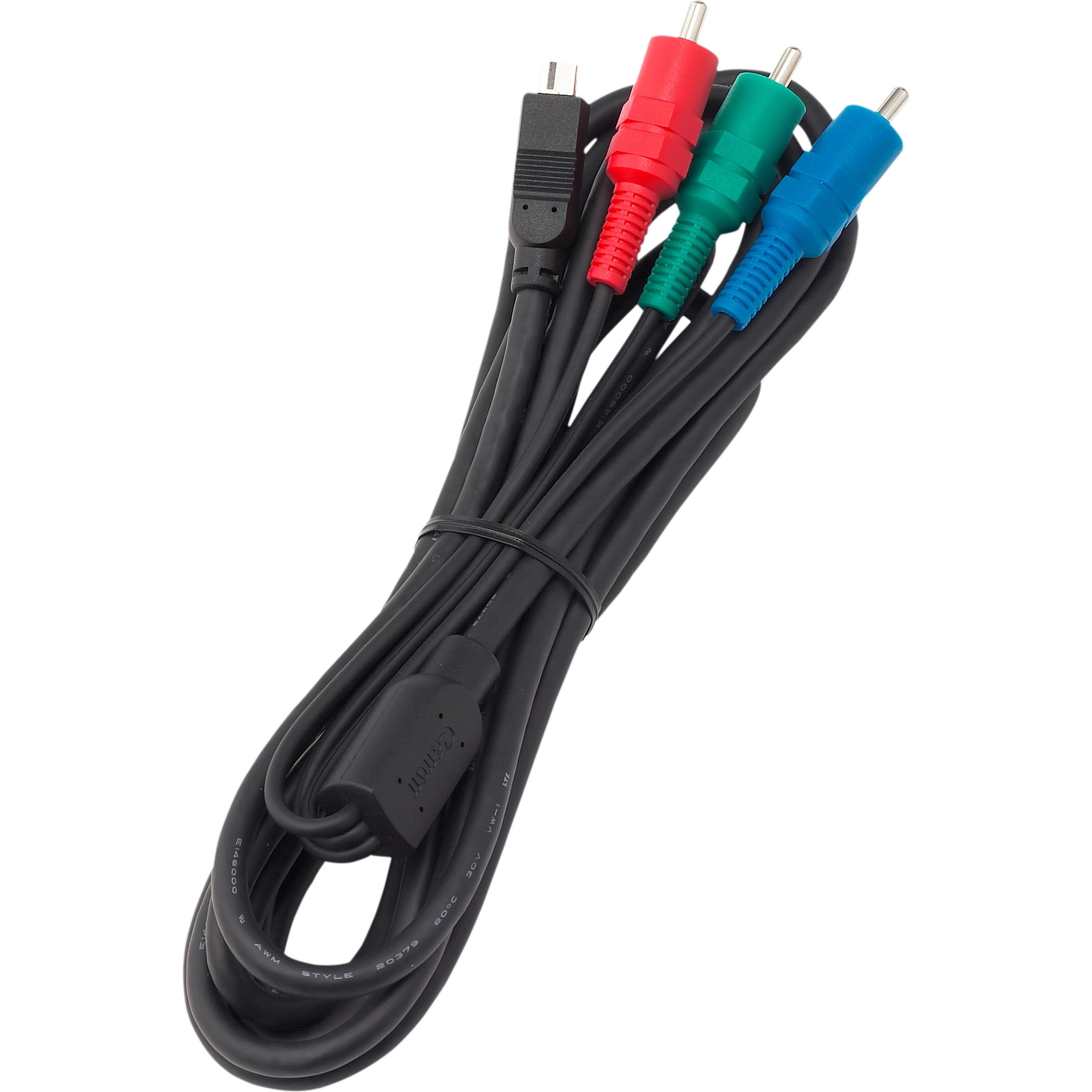 Canon 3x Cinch (RCA) — Proprietär (Cinch), Video Kabel