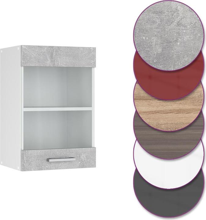 Produktbild Vicco Küchenglasschrank R-Line (40 x 31 x 60 cm)