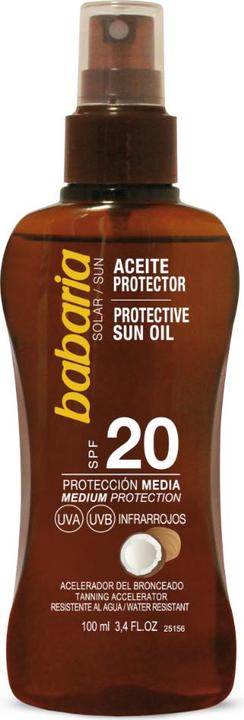 Babaria Sun Protective (Sonnenöl, SPF 20, 100 ml)