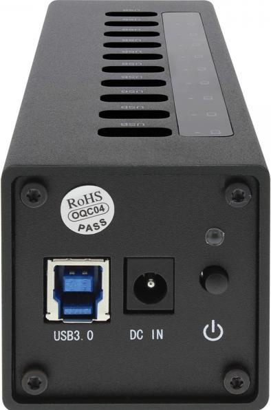 Image du produit InLine Hub USB 3.0 (USB-B, 10 ports)