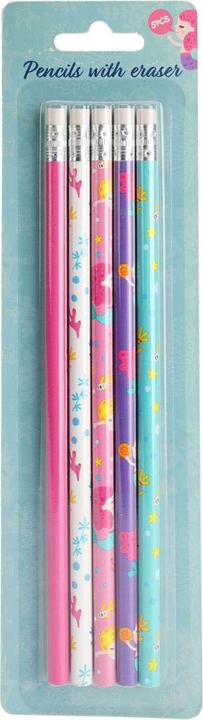 Actual product image Grey pencils HB mermaids, 5 pcs. (HB, 5 x)