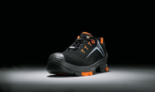 Produktbild Uvex 2 Halbschuhe S1P 65011 schwarz, orange Weite 10 GrÃ¶ÃŸe 45 (S1P, 45)