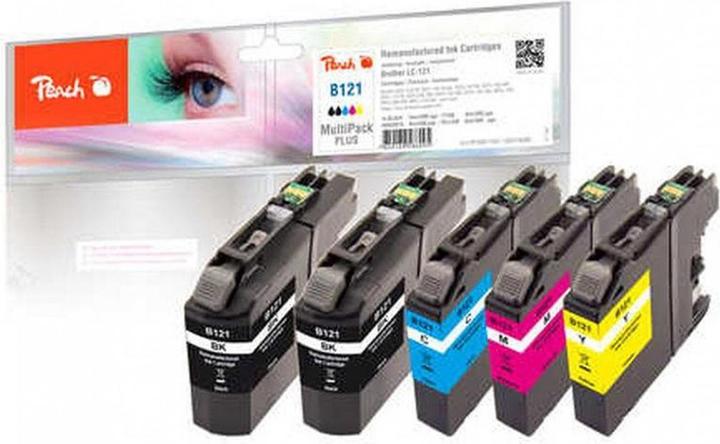 Immagine prodotto Peach Inchiostro Brother LC-121 MultiPack+ (M, Y, C)
