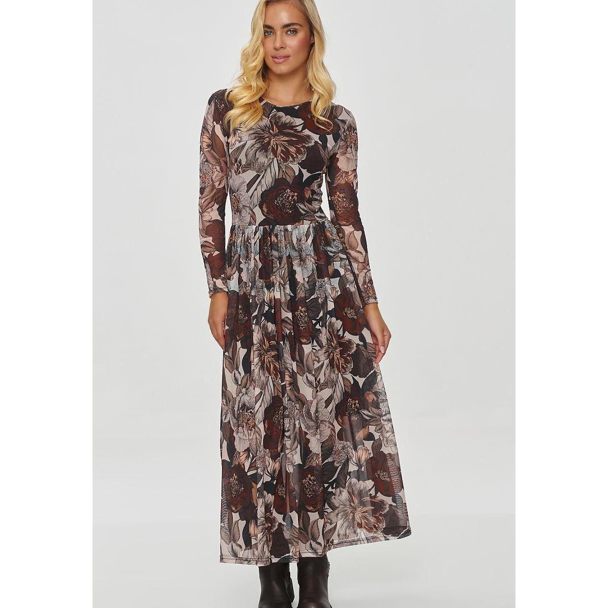 Makadamia, Damen, Kleider, Alltagskleid, Mehrfarbig, (36)