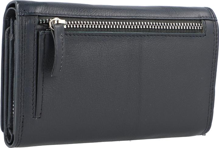 Actual product image Mika Ladies' wallet, made of leather, colour: navy