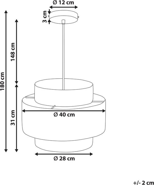 Produktbild Beliani Palbra (E27)