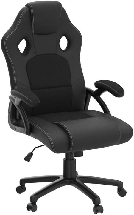 Produktbild tectake Sportsitz Chefsessel, Schwarz-Schwarz