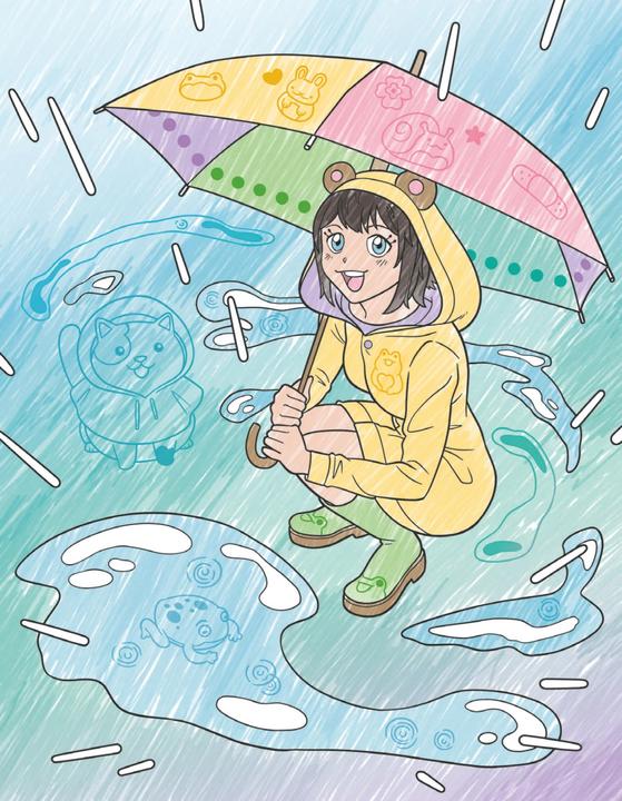 Produktbild Manga-Malbuch mit Zauberseiten. Tolles Geschenk für Fans!