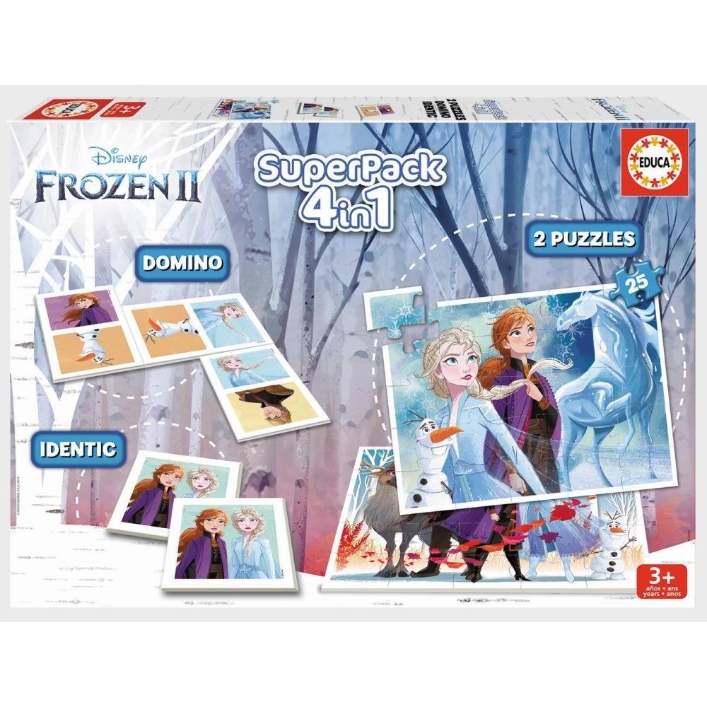 Educa SuperPack 4in1 Frozen 2 (mult) (Deutsch, Französisch, Englisch)