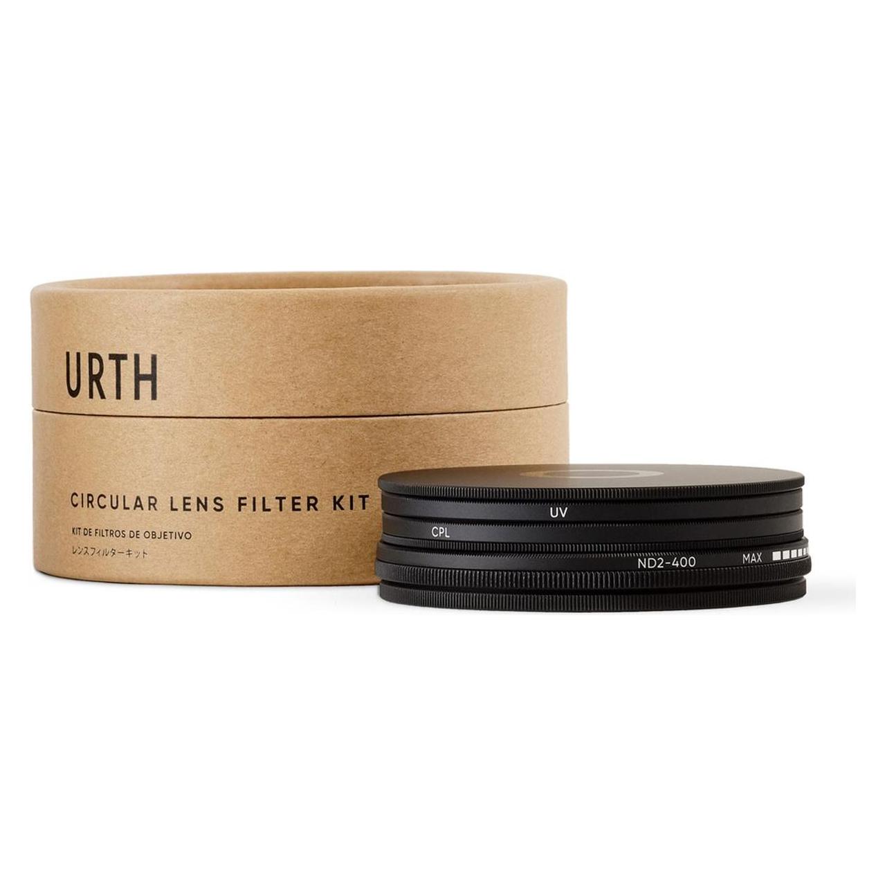 Urth 82mm Uv, Circular Polarizing (Cpl), ND2 400 Lens Filter Kit (82 mm, Uv-Filter, 82 mm), Objektivfilter, Transparent