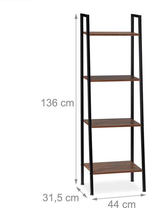 Produktbild Relaxdays Standregal (44 x 31.5 x 136 cm)