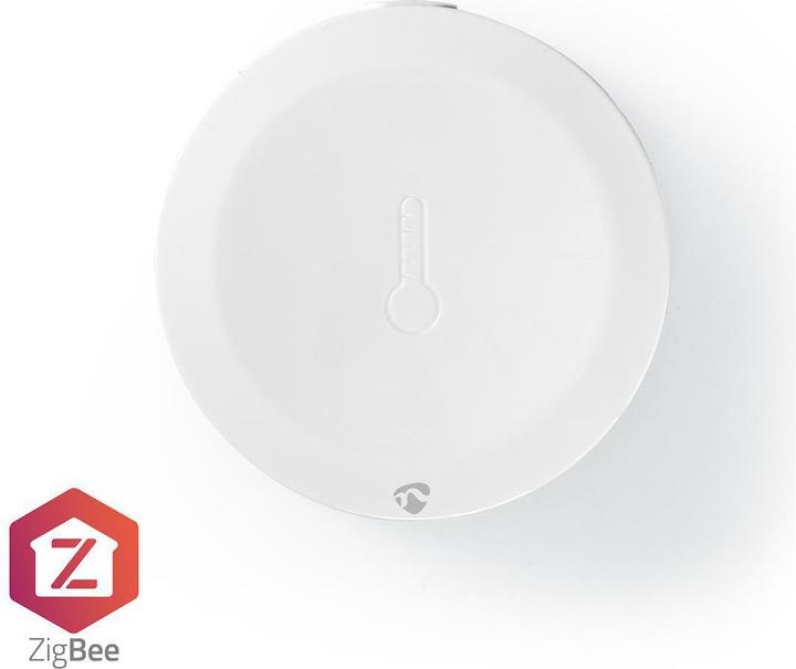Actual product image Nedis Smart Klimasensor ZBSC10WT | Zigbee 3.0 | Batteriebetrieben | Android™ / IOS | Weiss