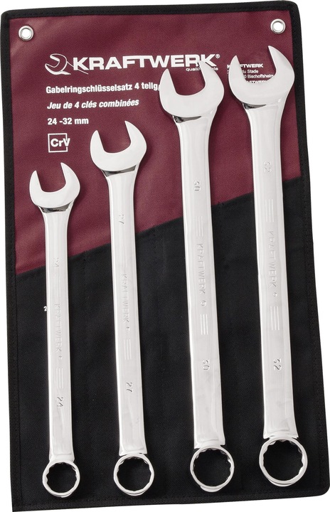 Image du produit Kraftwerk Jeu de clés à fourche (24 mm, 27 mm, 30 mm, 32 mm)