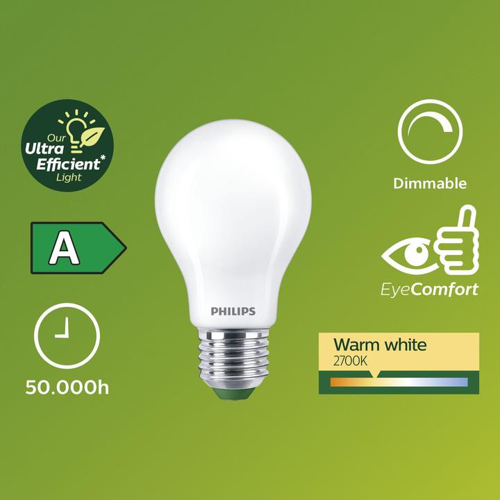 Immagine prodotto Philips Ultra Efficient (E27, 4 W, 840 lm, 1 x, A)