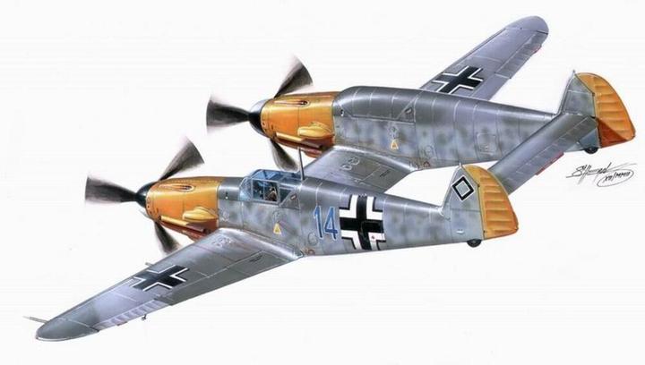 Produktbild Planet Models Messerschmitt Bf 109 Z Zwilling
