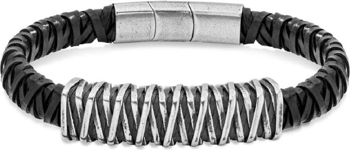 Image du produit Police Men's Bracelet PEJGB2112302 Leather 19 cm (19 cm, Cuir véritable)