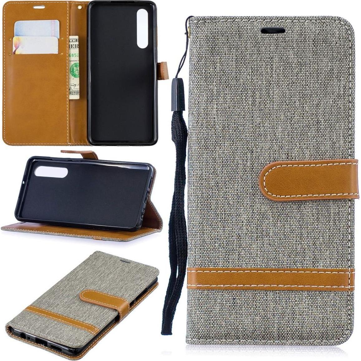 König Design Hülle Handy Schutz für Huawei P30 Case Cover Tasche Wallet Etui Handyhülle Neu (Huawei P30), Smartphone Hül...