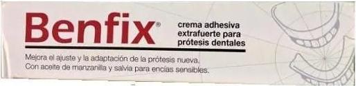 Image du produit Benfix Crème adhésive pour prothèses dentaires
