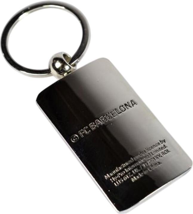 Actual product image FC Barcelona Rectangle Keyring