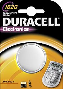 Produktbild Duracell Electronics (1 Stk., CR1620, 75 mAh)