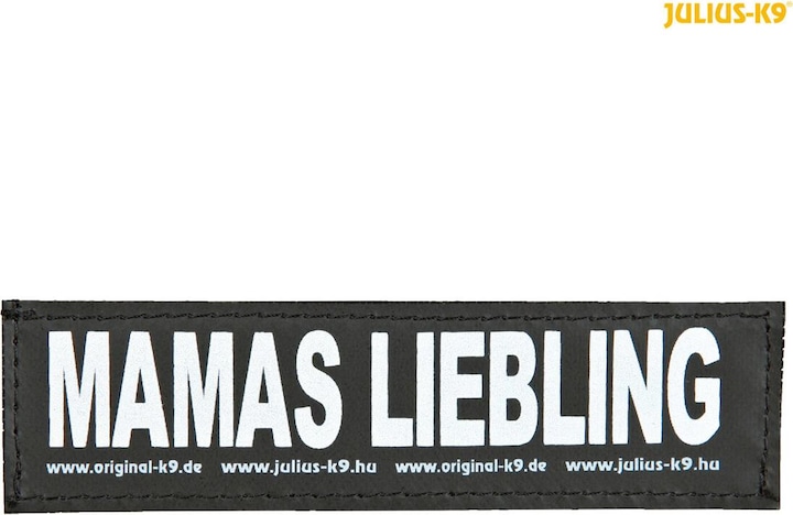 Actual product image Trixie 2 Julius-K9® Velcro stickers (S, Dog, Dog sport)