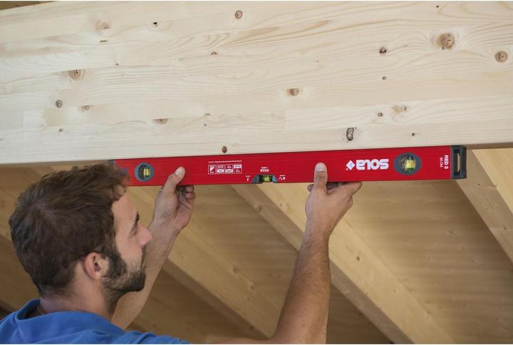 Immagine prodotto Sola Messwerkzeuge 1215101 Livella in alluminio Red 3 80" 80 cm in rosso, 800 mm (80 cm)