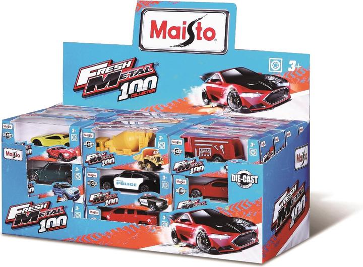 Bburago Automobili a ruota libera assortite in un espositore da 36 pezzi