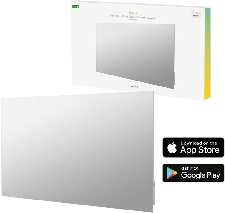 Actual product image Hombli Glass heating panel (600 W)
