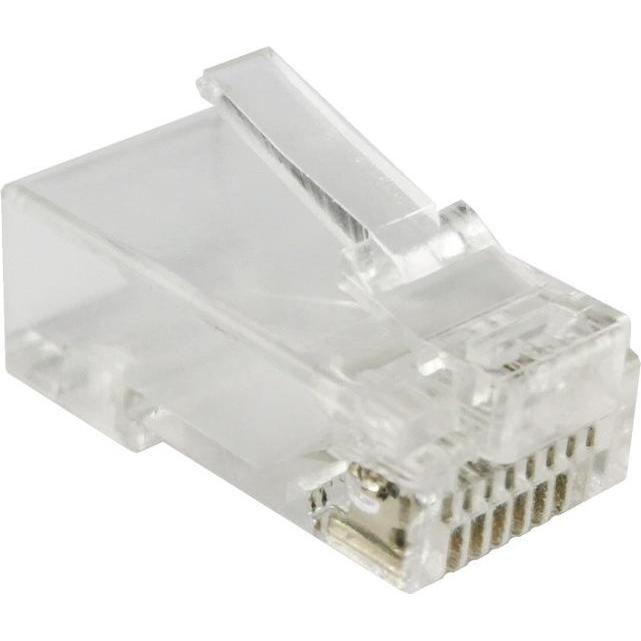 Alantec RJ45 UTP cat.6 praėjimo kištukas (100 vnt.) -, Router, Transparent