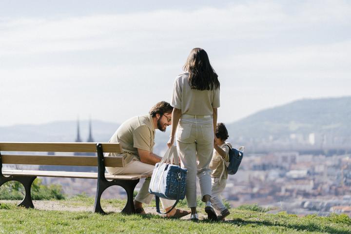 Actual product image Badabulle Bowling diaper bag