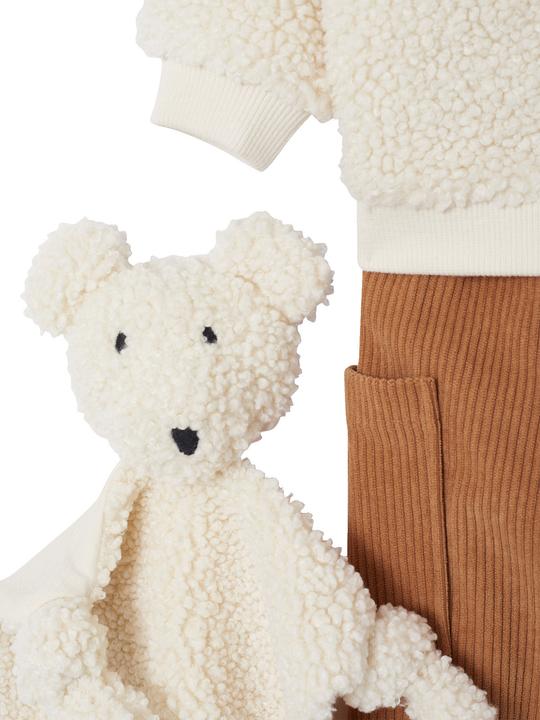 Produktbild Vertbaudet Baby-Set BEAR HUGS: Sweatshirt, Hose & Kuscheltuch, Geschenkbox (68)