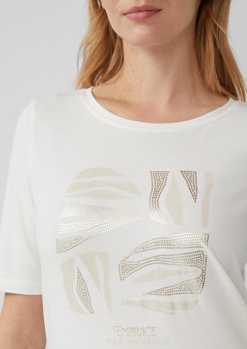 Produktbild S.Oliver T-Shirt Jersey-T-Shirt im Slim Fit mit Frontprint (40)