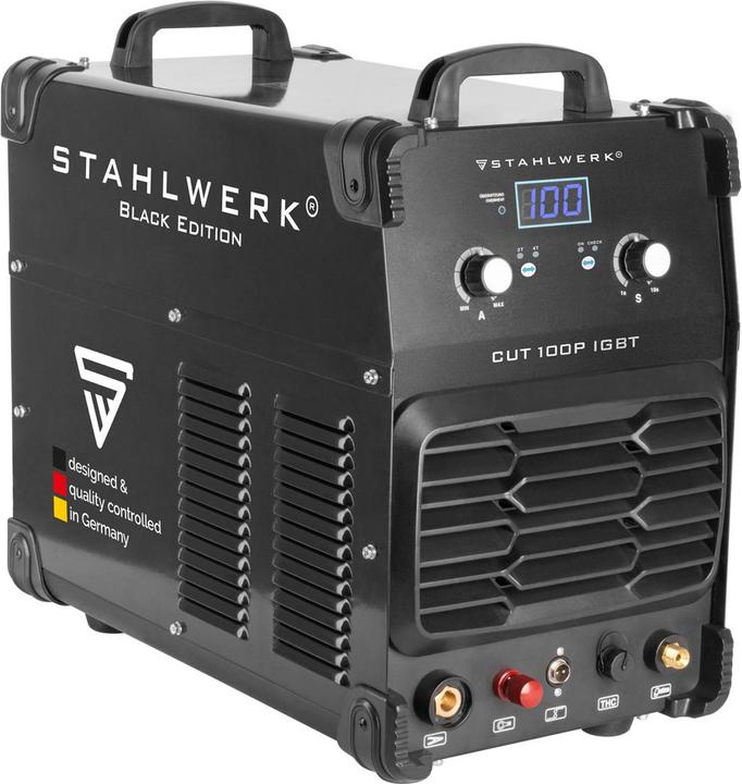 Produktbild Stahlwerk Plasmaschneider CUT 100 P Digital 100 A mit Pilot-Zündung Vollausstattung