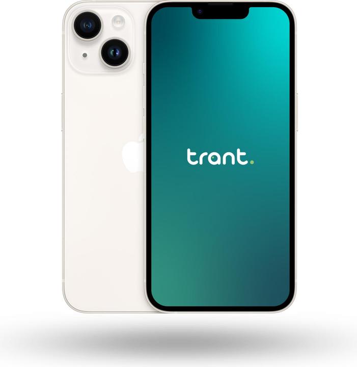 Produktbild Trant.ch iPhone 14 (256 GB, Starlight, 6.10", 12 Mpx, SIM + eSIM, A / Wie neu)