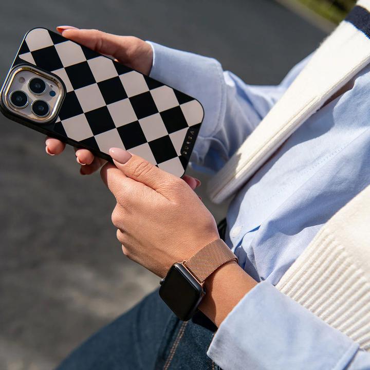 Actual product image Burga Apple Watch Band Metal Mesh Rose Gold 42mm / 44mm / 45mm (42 mm, 44 mm, 45 mm, Stainless steel)