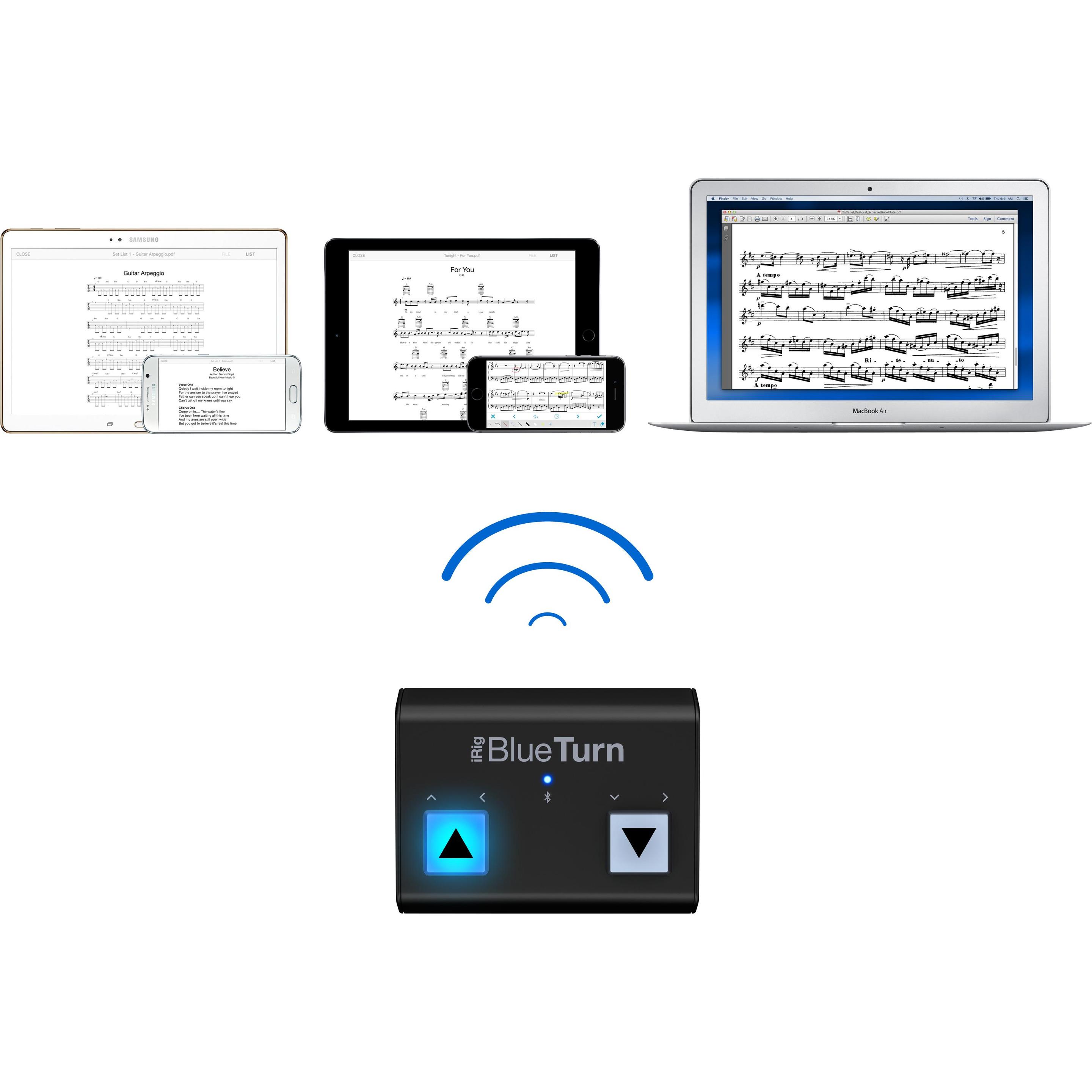 IK Multimedia iRig BlueTurn, Effektpedal, Schwarz