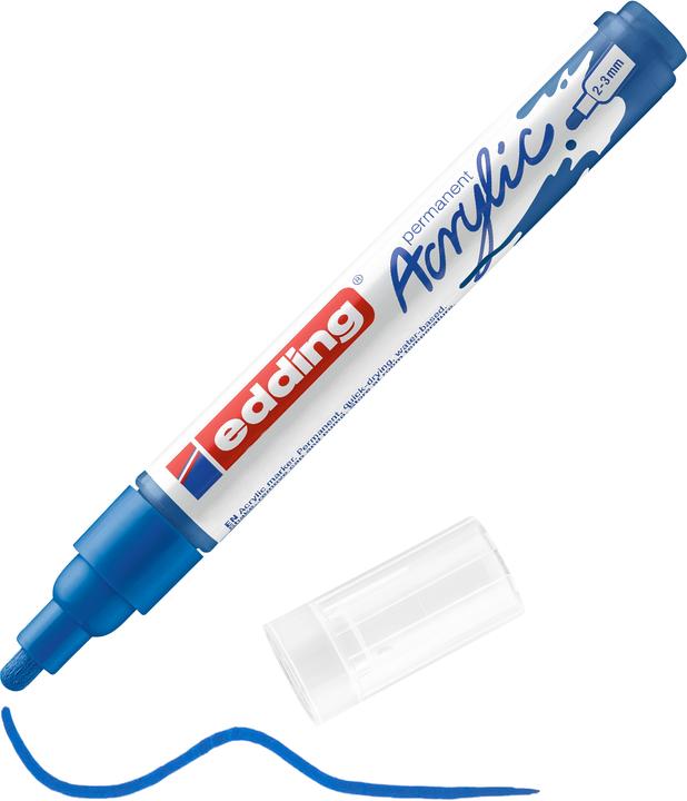 Immagine prodotto Edding Marcatore acrilico 5100 Medio (Blu genziana, 3 mm, 1 x)