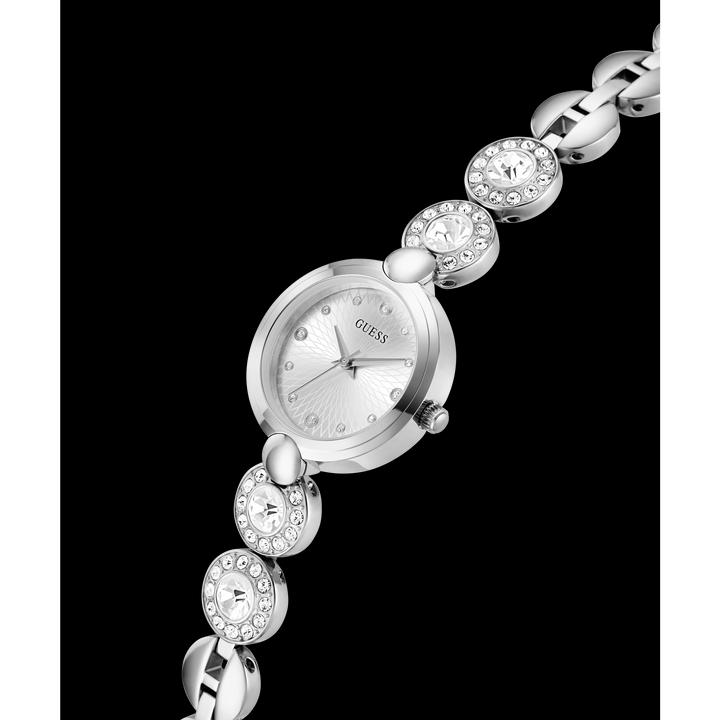 Produktbild Guess P SLV CS / SUN SLV DL / P SLV BRCT W/ CRYS W/ ADJT G LINKS Armbanduhr (26 mm)