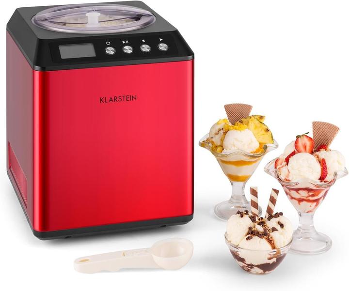 Produktbild Klarstein Vanilla Sky Eismaschine in Rot