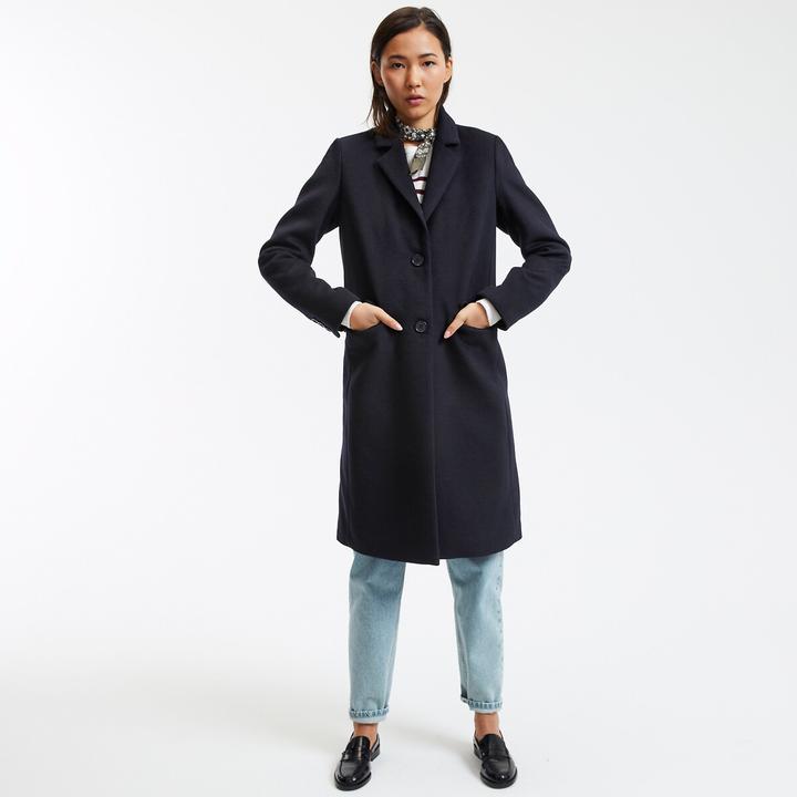 Image du produit La Redoute Collections Manteau avec fermeture à boutons