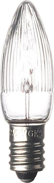 Produktbild Konstsmide Top-Kerze 3 St. E10 12 V Klar (3x)