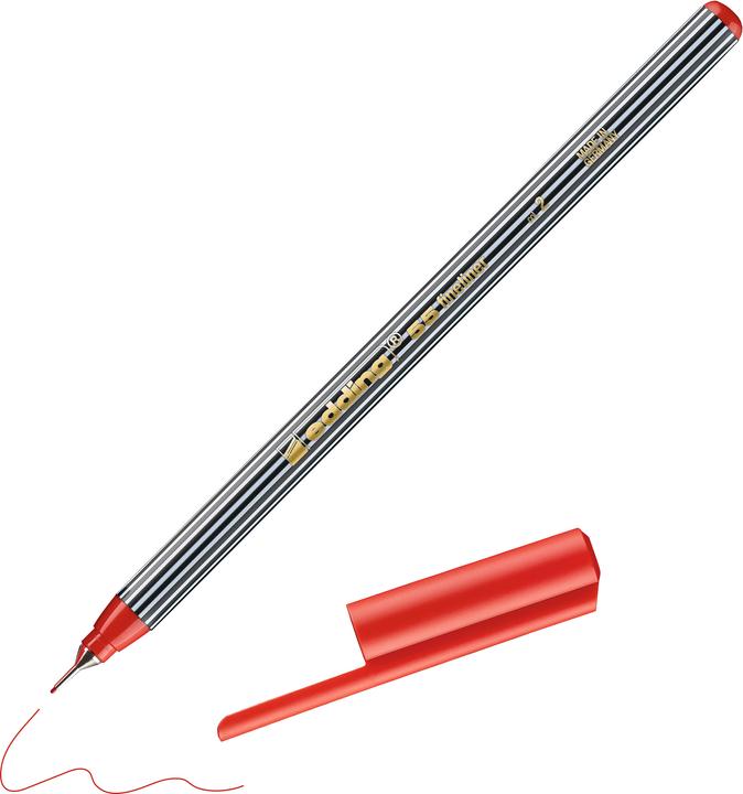 Actual product image Edding 55 - not refillable (Red, 1x)