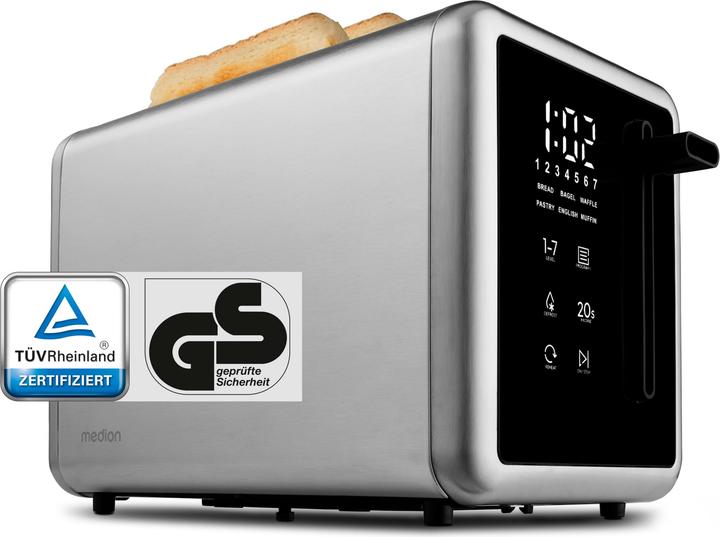 Produktbild Medion Life MD12102 Toaster silber